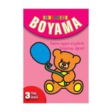 Parıltı Yayınları Kırmızı Kitap Cuberdon Books 3 Yaş Üstü Boyama Kitabı Kolektif