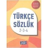 Parıltı Yayınları Kolektif Türkçe Sözlük 2-3-4 Sınıf Eğitim Kitabı Hedef Yaş Grubu İçin Uygun