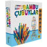 Parıltı Yayınları Renkli Bambu Çubuklar Akılda Zeka Oyunları