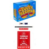 Parıltı Yayınları Süper Resimli Türkçe Resimli Ingilizce Resimli Atasözleri ve Deyimler 3 Kitap Kutulu Set Ilkokul Türkçe Sözlük (Biala Kapak)Hediyeli Kalem Seti Hediyeli