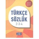 Parıltı Yayınları Türkçe Sözlük 2-3-4. Sınıf