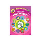 Parıltı Yayınları Yapıştır ve Boya Ilk Yapıştırmalarım - Hayvanlar + Robotik Kodlama Etkinliklerim + Itfaiyeci Ne Yapar? + 7 Kitap Set