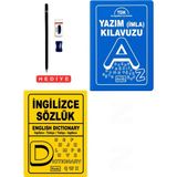 Parıltı Yayınları Yazım(Imla) Kılavuzu Ingilizce Sözlük 2'li Sözlük Seti (Biala Kapak)Tdk Son Değişiklikler Esas Alınmıştır Kalem Seti Hediyeli