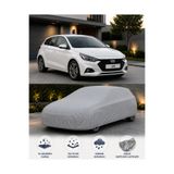 PARİONETTE Hyundai i20 Araç Brandası Tam Koruma Su Geçirmez Toz Yağmur Koruyucu Gri Oto Branda 2015-2026