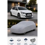PARİONETTE Peugeot 208 Araç Brandası Tam Koruma Su Geçirmez Toz Yağmur Korumalı Gri Oto Branda 2020-2026