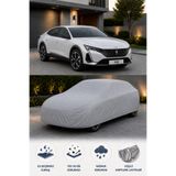 PARİONETTE Peugeot 408 Araç Brandası Tam Koruma Su Geçirmez Toz Yağmur Korumalı Gri Oto Branda 2023-2026