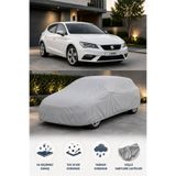 PARİONETTE Seat Leon Araç Brandası Tam Koruma Su Geçirmez Toz Yağmur Koruyucu Gri Oto Branda 2013-2026