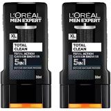 Paris 2'Li Men Expert Total Clean 5'I 1 Arada Kömürlü Duş Jeli (2 X 300 Ml)