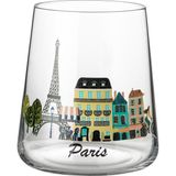 Paris City 2'li Su Bardağı Seti - Şeffaf - 420 ml