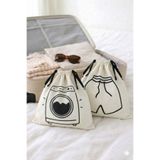 Paris Home Kirli Çamaşır ve Şort İçin Valiz Düzenleyici Seyahat Organizer Set