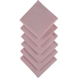 Paris In Paris 6 Adet Pembe Renk Kumaş Servis Peçetesi 1.kalite Duck Keten Kumaş - Pudra - 33 x 33 cm