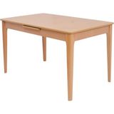 Paris Lak Panel Mdf Otomatik Açılır Mutfak Masası 80X130CM - Krem - 80 x 130 cm