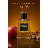 Parisa M-05 The B. Edp 50 ml - Kırmızı Elma & Tarçın Notalı Odunsu Baharatlı Erkek Parfümü PRSM05