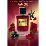 Parisa W-06 Red Passion Edp 50 ml - Siyah Kuşüzümü & Gül Notalı Çekici Gurme Kadın Parfümü PRSW06