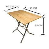 Parite Masa Katlanır Ayaklı 60 X90 Folding Table Sonomo - Ahşap