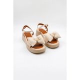 Park Moda Kadın Sandalet PM350 Ten Cilt