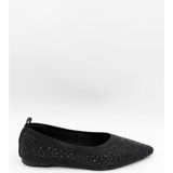 Park Moda Kadın Triko Taşlı Babet Pm 386 - K4205 - Siyah