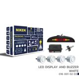 Park Sensörü Led Ekran Ses İkazlı Beyaz 22Mm