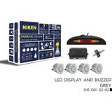 Park Sensörü Led Ekranlı-Ses İkazlı Gri Oem Tüm Modellere Uyumlu Niken