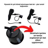 Park Sensörü Türkçe Sesli 22 Mm Siyah / Gupr19-s