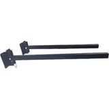 Park Trafik Katlanır Duvar Tipi Çamaşır Kurutma Askısı 50 cm Metal Balkon Askılığı Yer Tasarruflu Pimli Çamaşır Askılığı