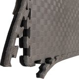 Park World Çift Taraflı Tatami Minderi 100 x 100 x 2,6 cm Gri Renkli Yumuşak ve Kaymaz Özellikli
