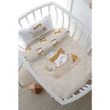 Park Yatak Nevresim Takımı (80x120) - For Baby Serisi - Kahverengi Atkılı Ayı