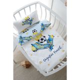 Park Yatak Nevresim Takımı (80x120) - For Baby Serisi - Sarı - Lacivert