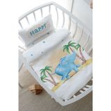Park Yatak Nevresim Takımı (80x120) - Pure Baby Serisi - Sevimli Fil