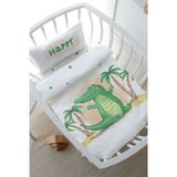 Park Yatak Nevresim Takımı (80x120) - Pure Baby Serisi - Sevimli Timsah