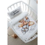 Park Yatak Nevresim Takımı (80x120) - Pure Baby Serisi - Uçan Ayı