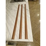 Parke Eşik Çıtası Kendinden Silikonlu Yapışkanlı Koyu Ceviz Renkli Alüminyum Profil 90 Cm/3 Adet.