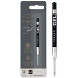 Parker 1950344 Jel Tükenmez Kalem Yedeği, Orta Kalınlıkta Uç, Siyah, gri