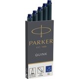 Parker Dolma Kalem Kartuşu Quink Yıkanabilir Mavi (5 Li Paket) 1950383 - YOk