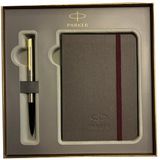 Parker Hediye Seti Gt Gold Krom Roller Kalem + Defter