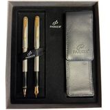 Parker Hediye Seti Sonnet Gold Krom Dolma-Roller Kalem Seti + Kılıf