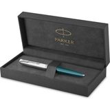 Parker Im Açık Mavi Krom Tasarımlı Tükenmez Kalem, Orta Kalınlıkta Uç, Mavi Mürekkep (1931669) - Standart