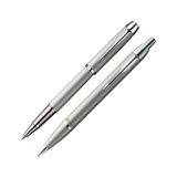 Parker IM Metal Silver CT Roller-Tükenmez Kalem Seti