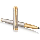 Parker Im Premium Gri Altın Tasarımlı Roller Kalem, Ince Uç, Siyah Mürekkep (1931686) - Ana Renkler