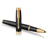 PARKER IM tükenmez kalem, altın süslemeli siyah boya, ince uçlu, siyah, hediye kutusu