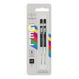Parker Jel Kalem Refılı Sıyah Medıum 2 Lı