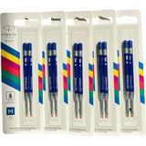 Parker Jel Kalem Refill Plastik Gövde 2'li Blister 5 Adet M Uç Mavi