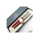 Parker Jotter Original Bordo Dolma Kalem + Tükenmez Kalem Set | Isme Özel Kalem | Hediyelik Kalem