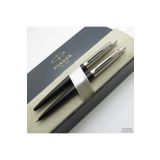 Parker Jotter Siyah Tükenmez Kalem + 0.5mm Versatil Kalem Seti | Jotter| Isme Özel Kalem | Hediyelik Kalem
