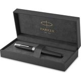 Parker Krom Tasarımlı Dolma Kalem, Orta Kalınlıkta Uç, Mavi Mürekkep - Standart