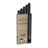 Parker Quink Carts S0116200 5'li Siyah Dolmakalem Kartuş