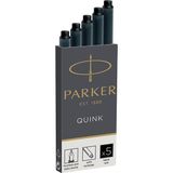 Parker Quink Siyah Renkli Dolma Kalem Kartuşu 5'li Sarf Malzemeler Seti