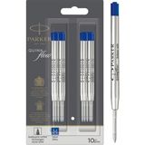 Parker Quinkflow Tükenmez Kalem Yedeği, Mavi Renk Mürekkep, 10'lu Avantajlı - Standart