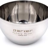 Parker Safety Razor Deluxe Kırılmaz Paslanmaz Çelik Tıraş Kasesi - En sevdiğiniz Tıraş Sabunu veya Torna Tıraş Kremi ile kullanım için
