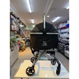 Parkpet Kedi Köpek Arabası & Puseti – Katlanabilir Evcil Hayvan Taşıma Arabası | Pet Stroller | 100 - Siyah